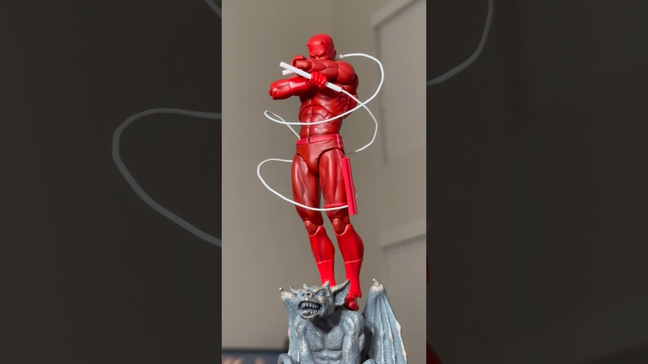 Posing with MAFEX Daredevil! #actionfigures #posing #marvel #daredevil #toys