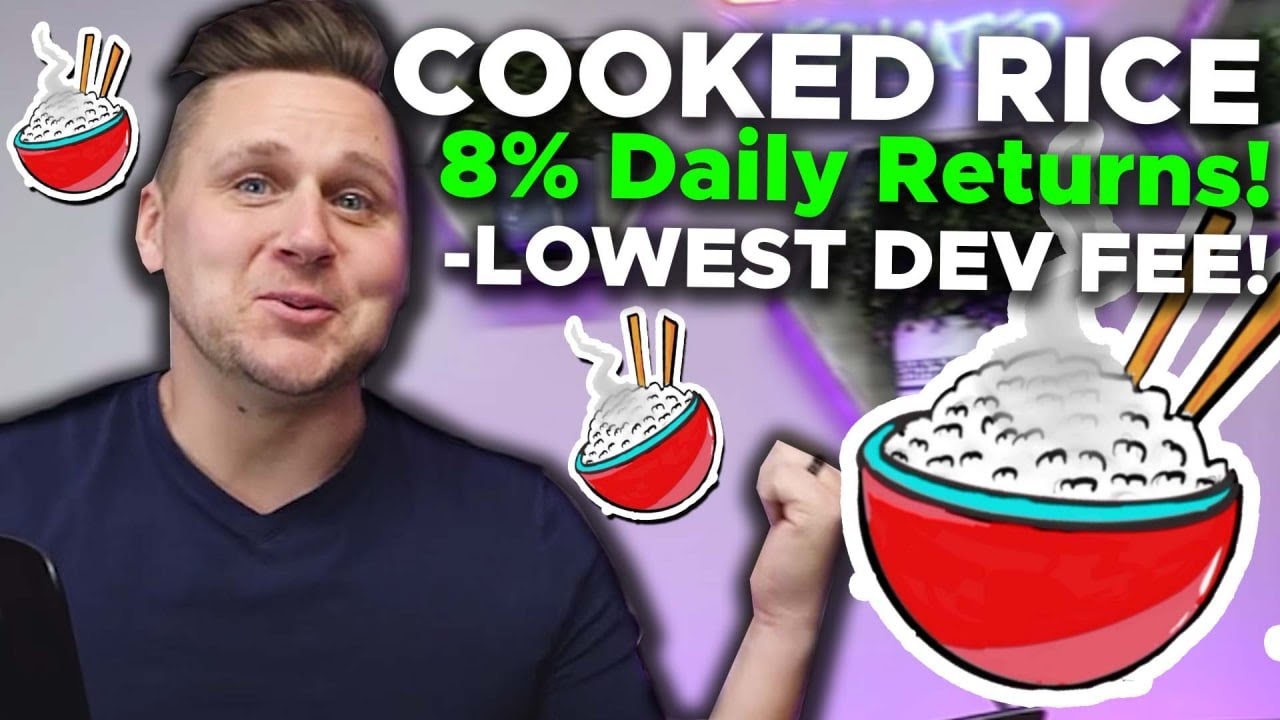 Cooked Rice - 8% Daily return * Lowest Dev Fee on AVAX* - How to and Overview