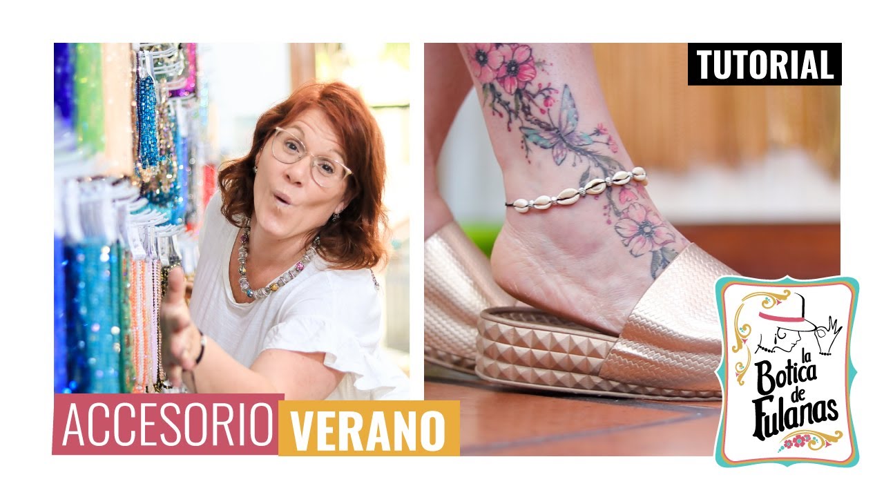 TUTORIAL TOBILLERA DE CARACOLES PARA EL VERANO - La Botica de Fulanas