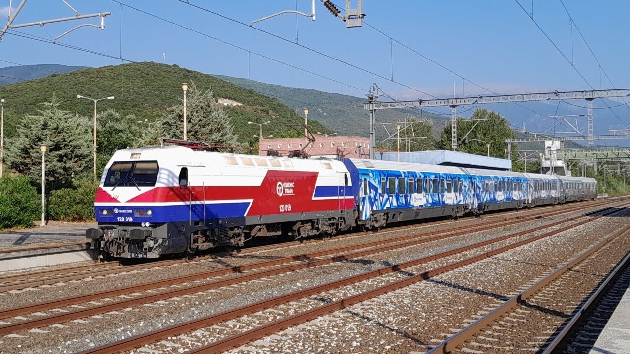 🇬🇷 HELLENIC TRAIN InterCity & Regional Trains at Nei Pori (August 2024)
