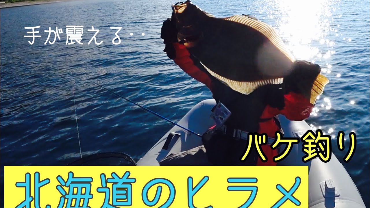 【ヒラメ釣り】北海道特有のバケ釣り！2022