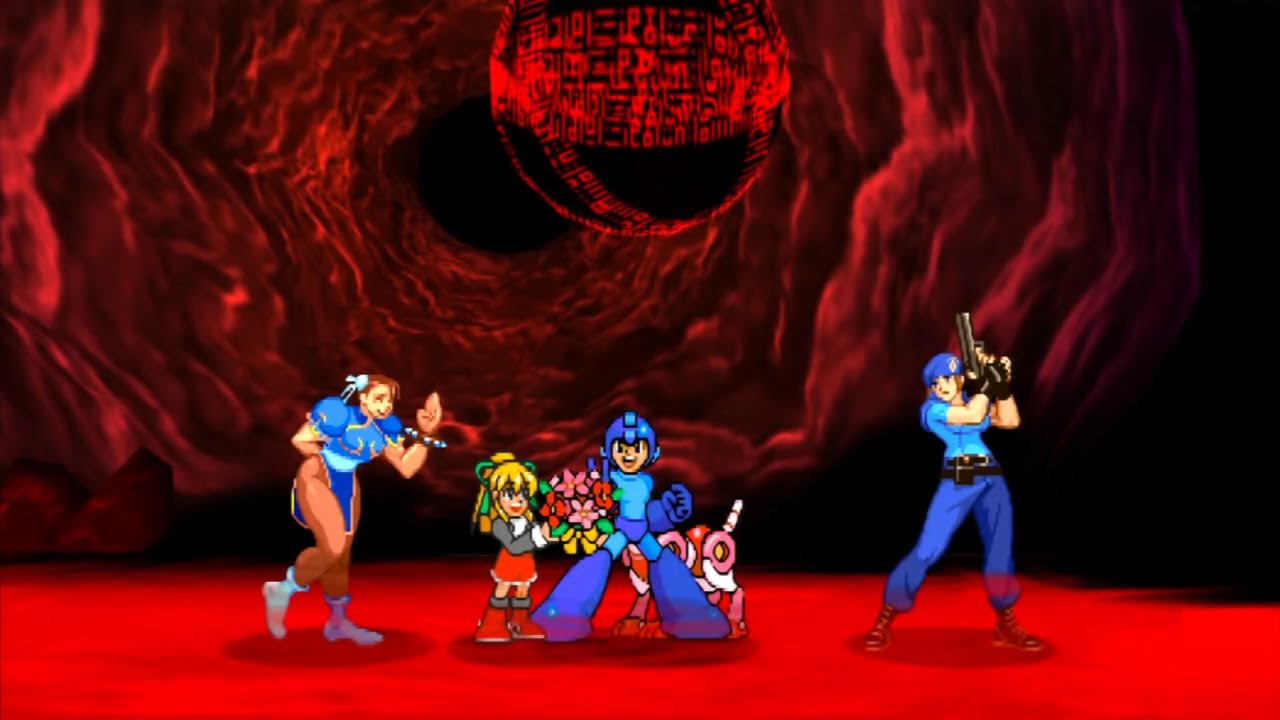 Marvel VS Capcom 2 - Chun-Li/Megaman/Jill - Expert Difficulty Playthrough