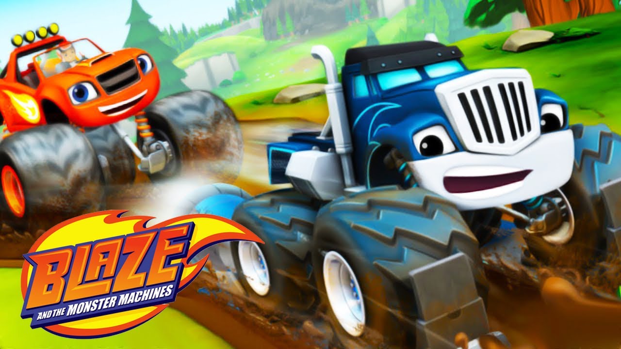 Blaze and The Monster Machines - Blaze Mud Mountain Rescue - Nickelodeon Jr Kids Game Video