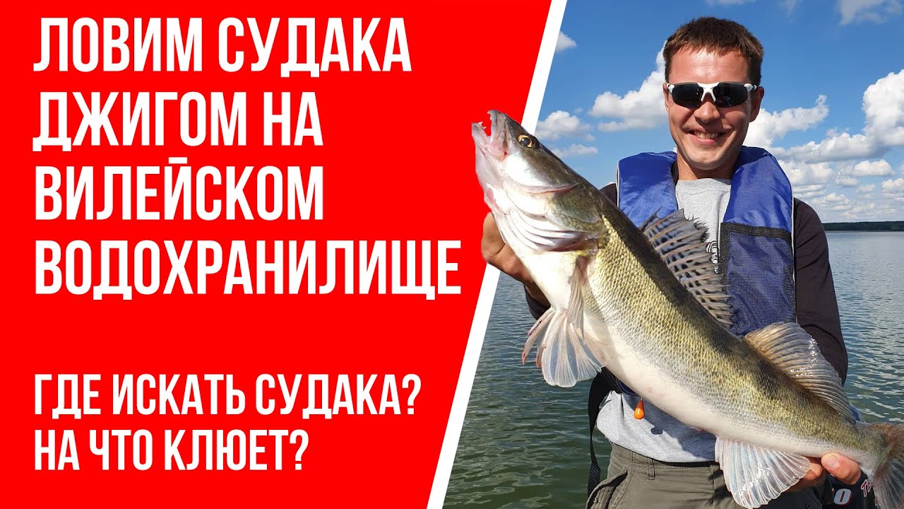 Ловля судака на  джиг на Вилейском водохранилище