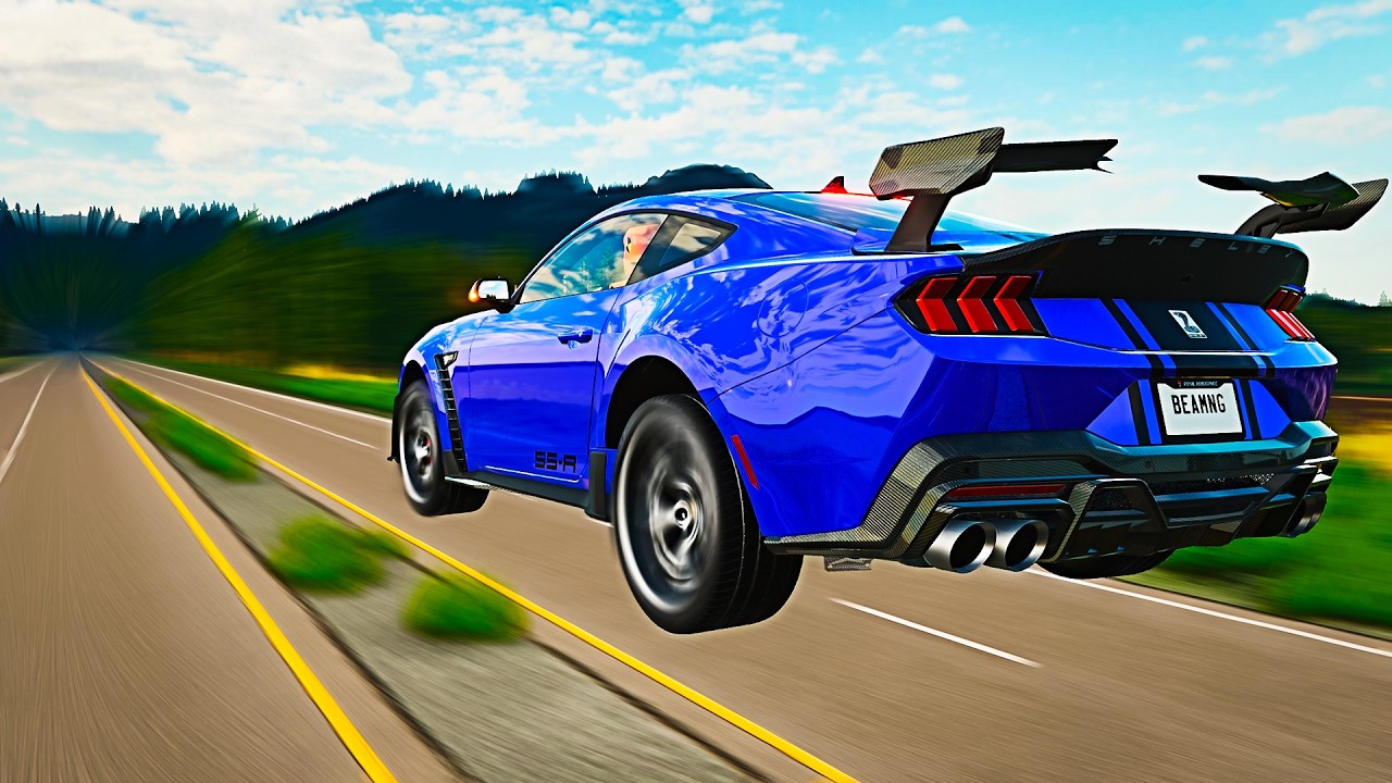 Instant 600 MPH — Car Test in BeamNG.drive 4