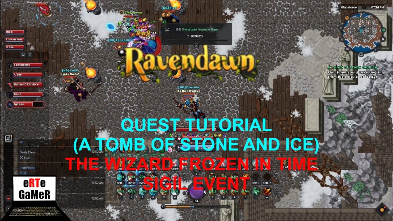 [75 Legacy LVL] Quest - A TOMB OF STONE AND ICE - SIGIL EVENT  #Ravendawn #RavenQuest #SIGIL #INGEAS