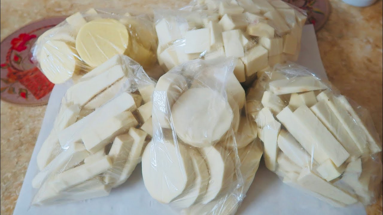 How I Preserve My Yam For Months Without Change In Taste/Color #yampreservation #frozenyam #naijayam