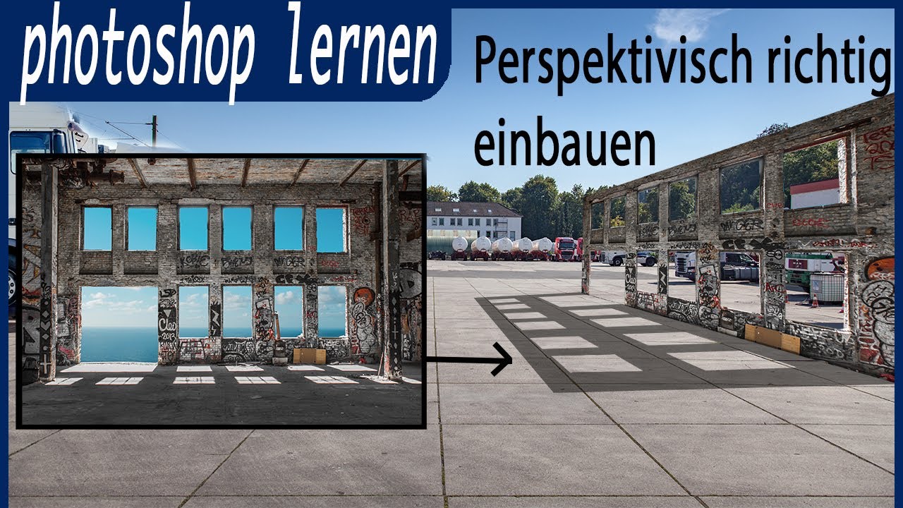 Perspektivische Fotomontagen 🙏🏻 so machst Du es richtig - Tutorial Deutsch