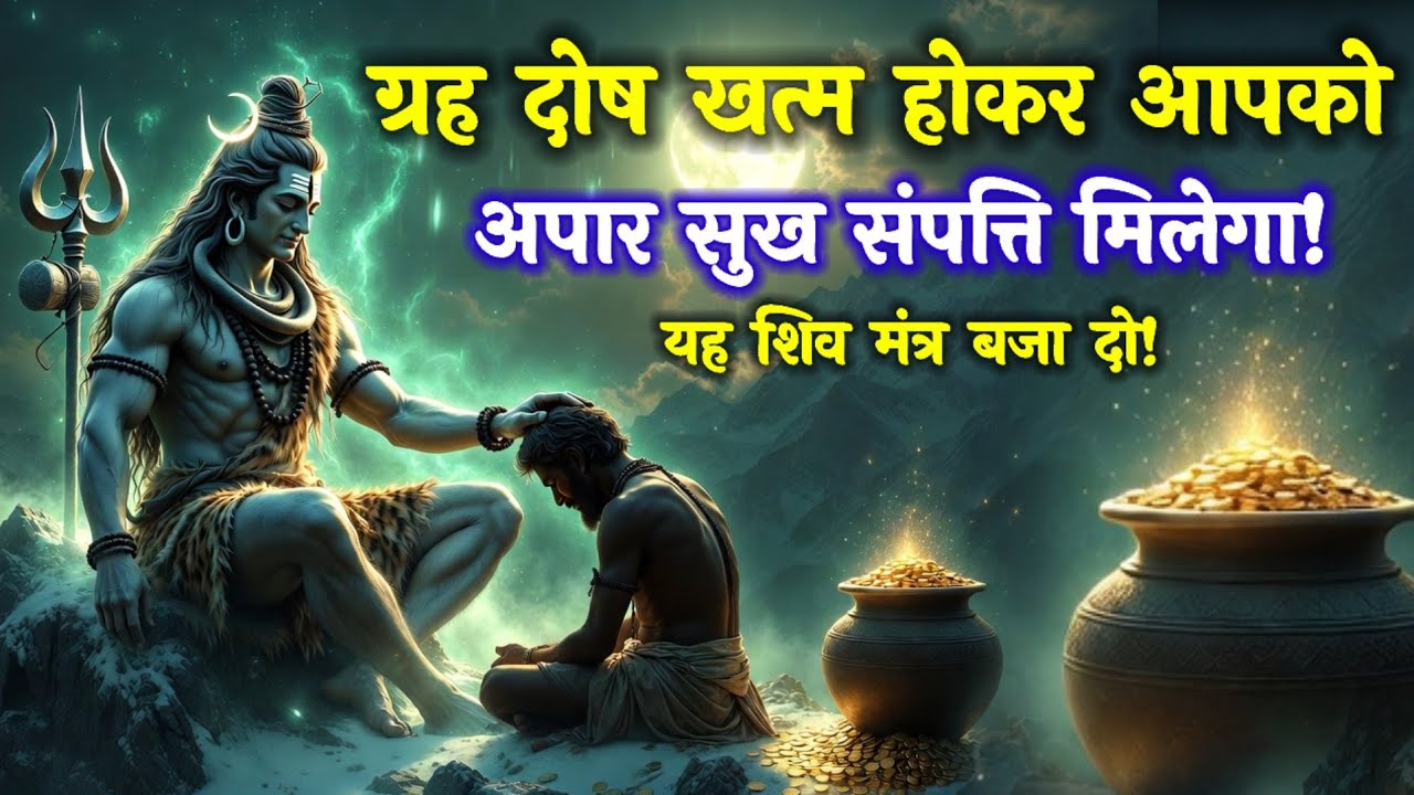 ❌ राहु-केतु और शनि दोष खत्म! 💰 अपार सुख-संपत्ति देगा यह शिव मंत्र। Powerful Mahadev Jaap