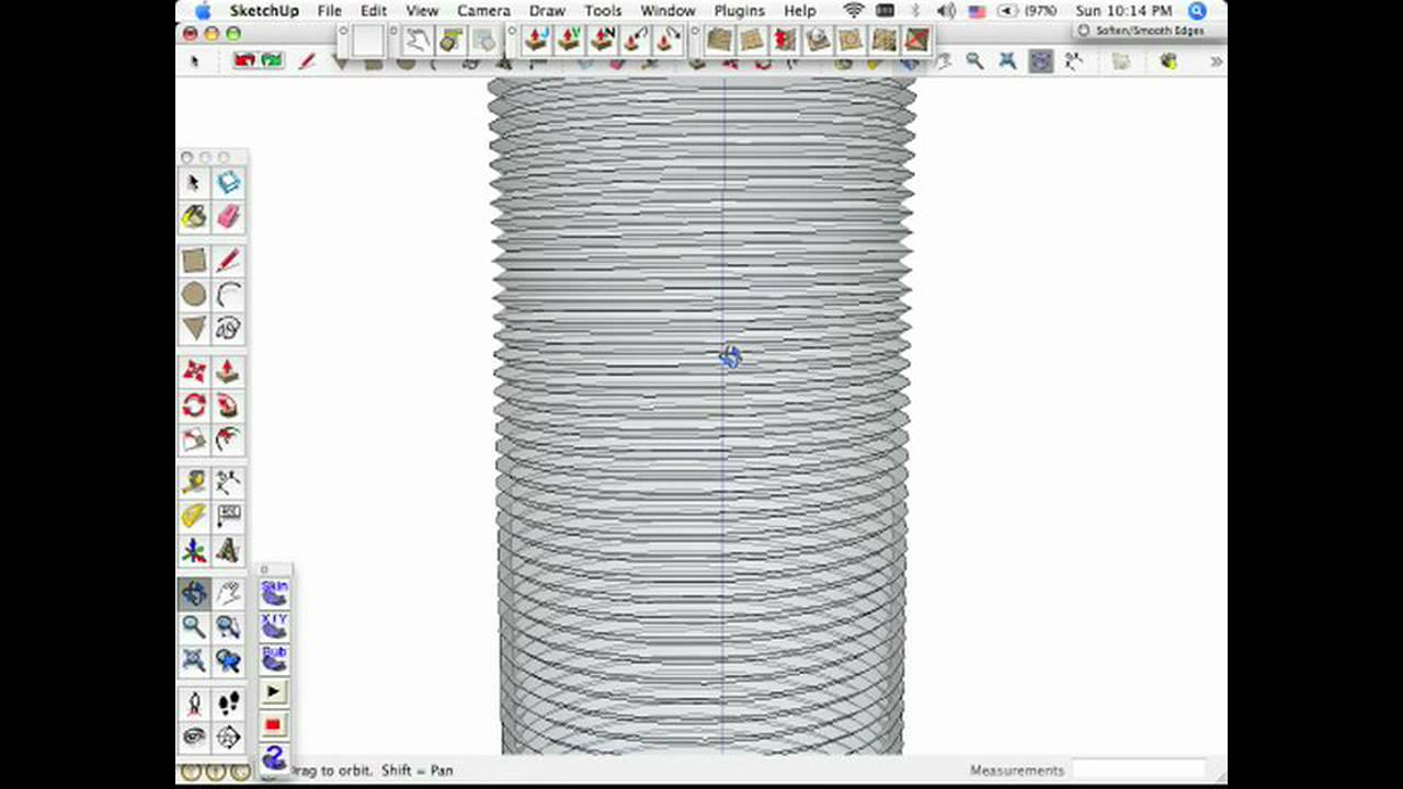 Bolt or screw threads in sketchup, Yes it can Be done! Shape Bender plugin.