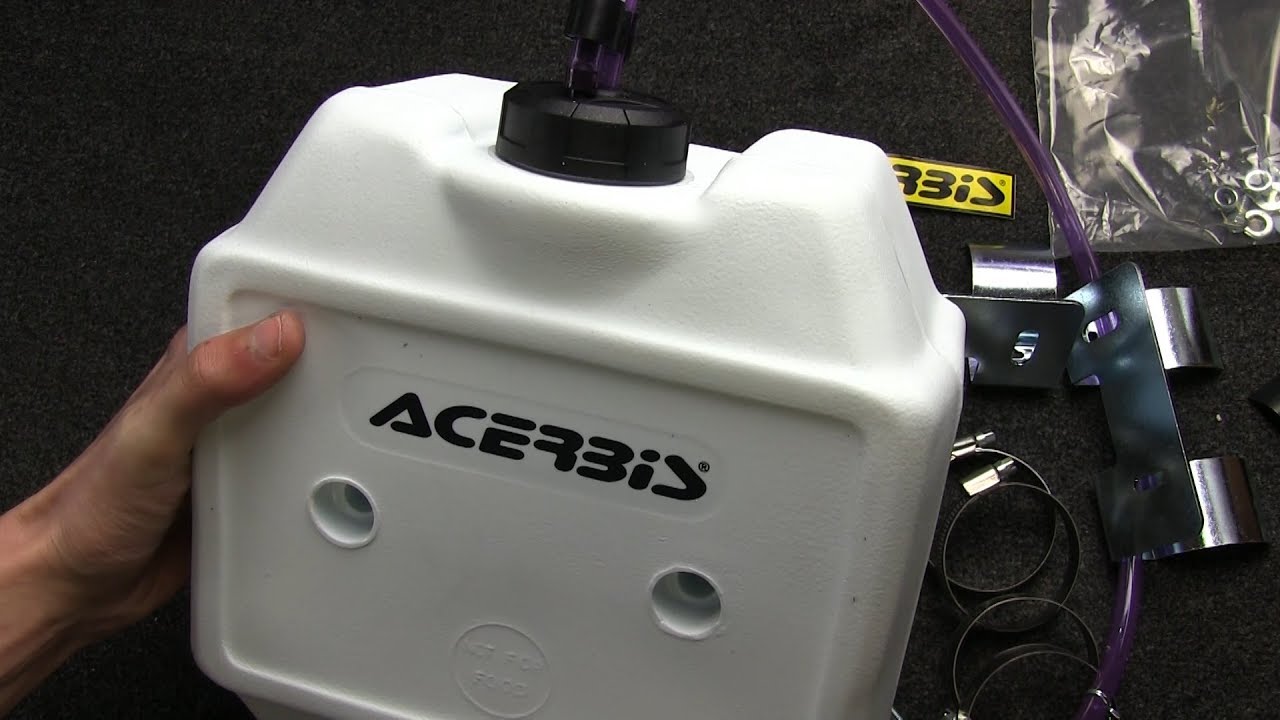 🏍 Réservoir auxiliaire Acerbis 5L / Auxiliary fuel tank 5L Unboxing