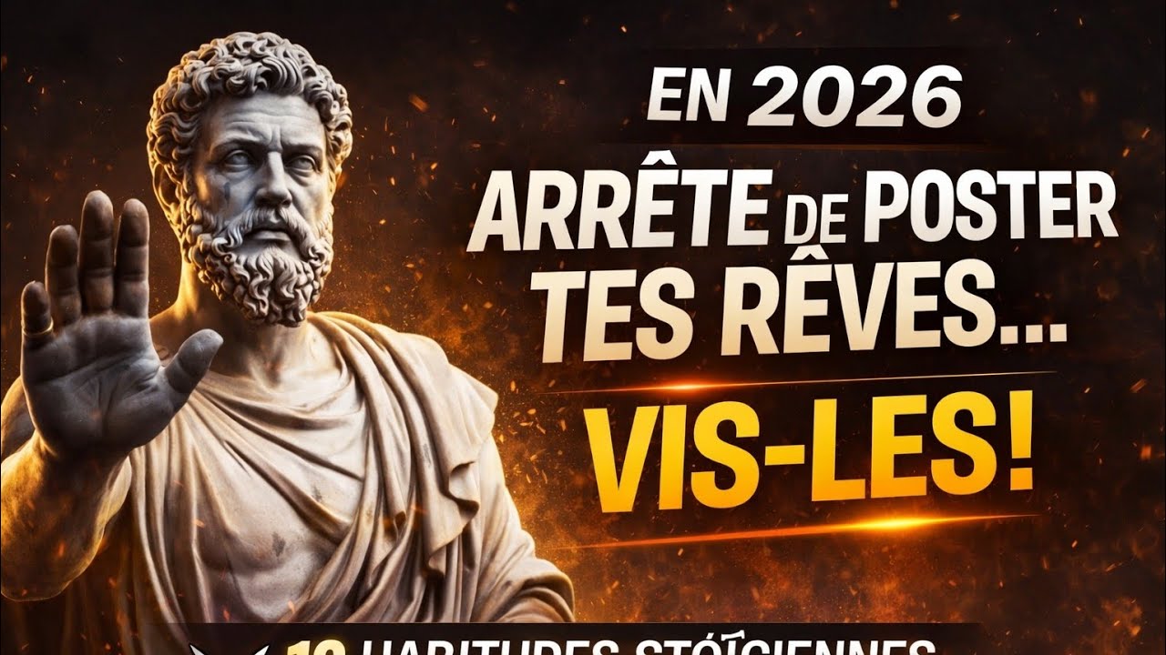 10 Habitudes Stoïciennes pour Devenir Inarrêtable en 2026 🔥 Arrête de Poster Tes Rêves, Vis-les !