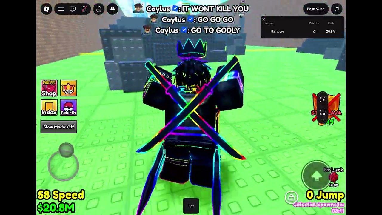 Escape lava for brainrots