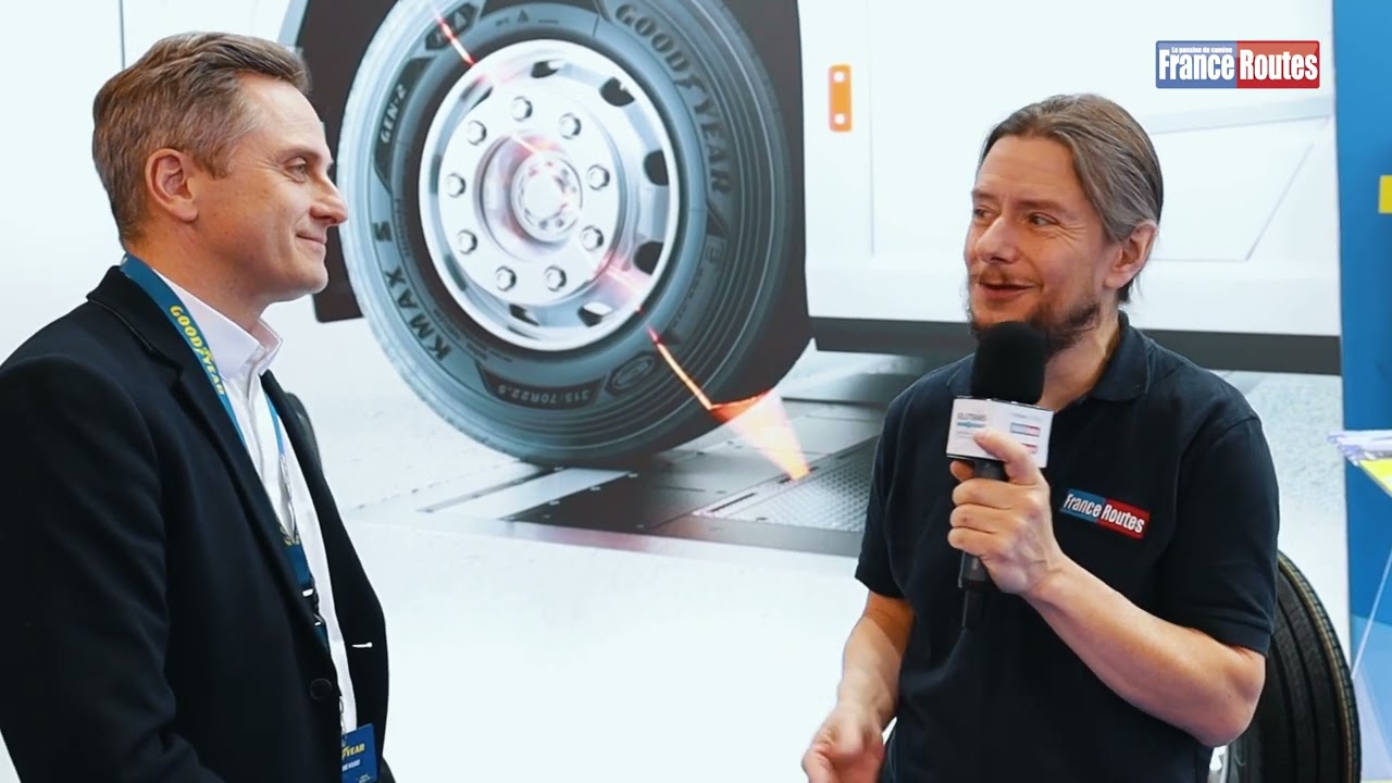 Solutrans 2023 : Goodyear présente un pneu fabriqué à 63 % de matériaux renouvelables