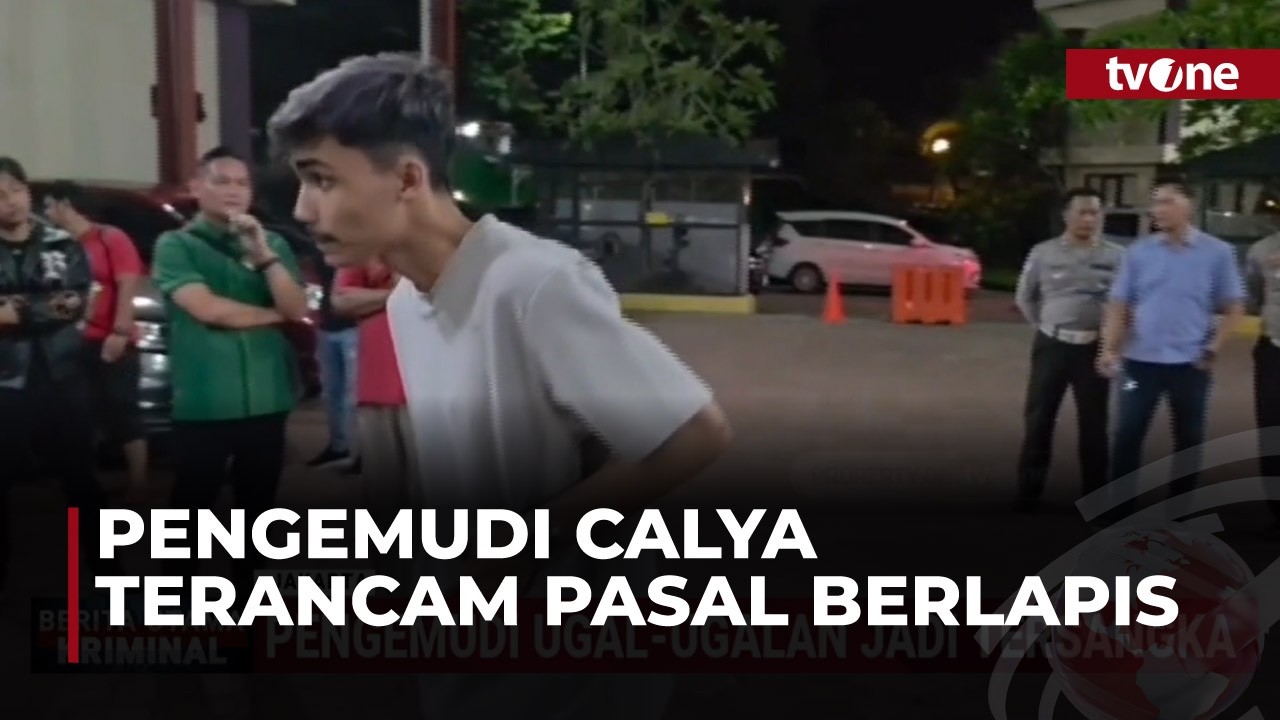 Pengemudi Calya Lawan Arah Ditetapkan Jadi Tersangka