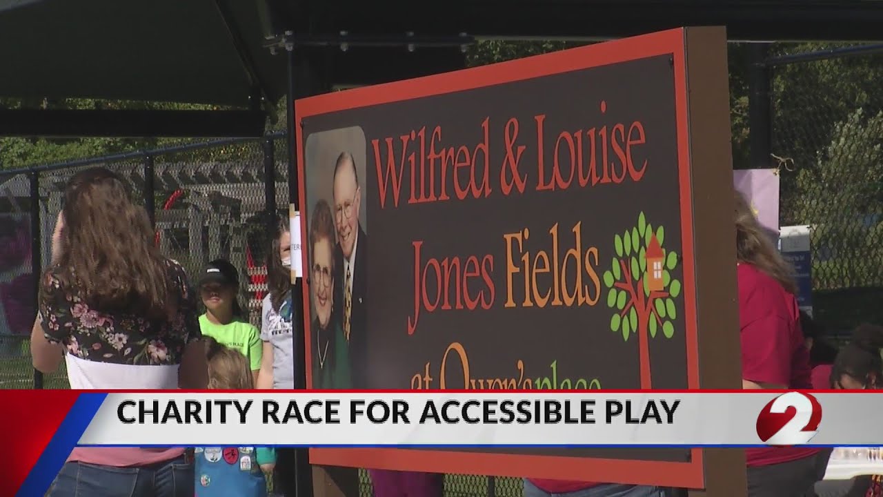 Charity race for accessible play