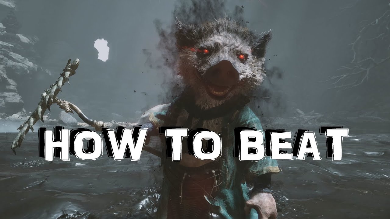Black Myth: WuKong - How to Beat - Zhu Bajie Boss