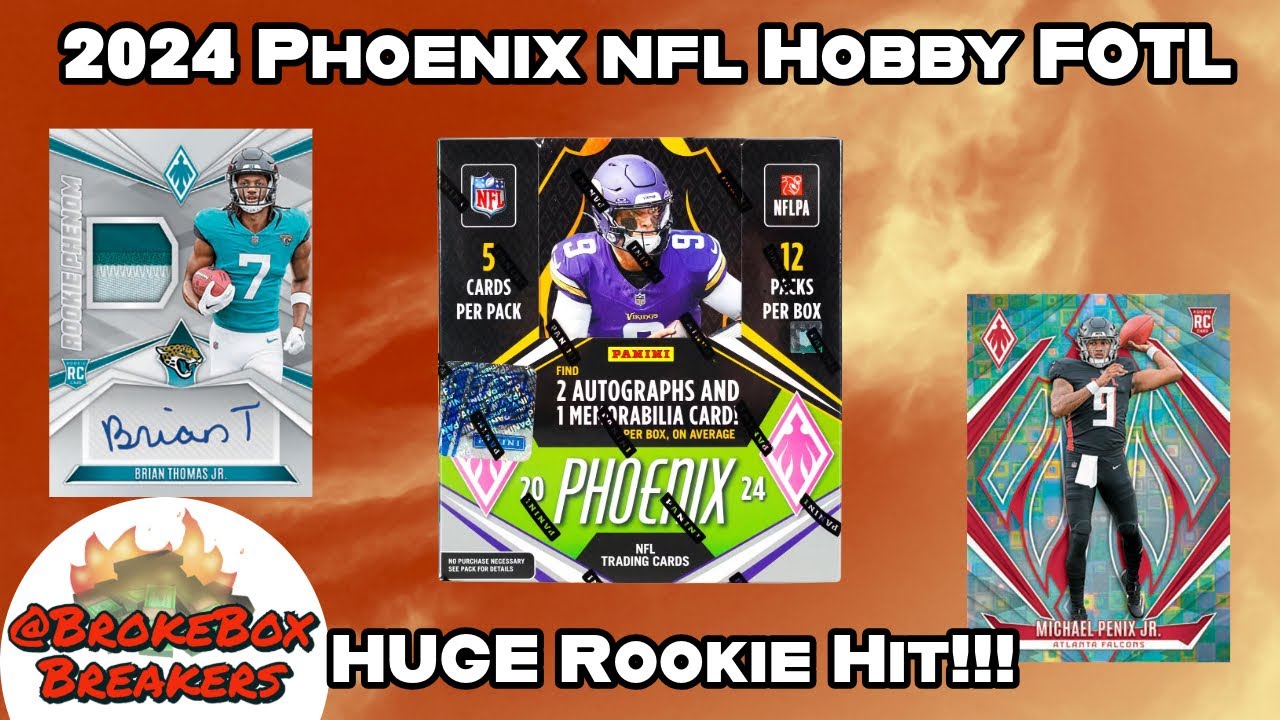 This Rookie Auto Could Be Worth BIG $$💰 2024 Panini Phoenix Football 🏈 Hoby Box FOTL - review