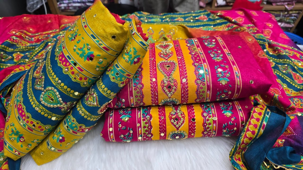ঈদ স্পেশাল লাক্সারি লাহোরি বুটিক থ্রি পিস পাইকারী দোকান থেকে । Eid collection Lahore boutique dress 