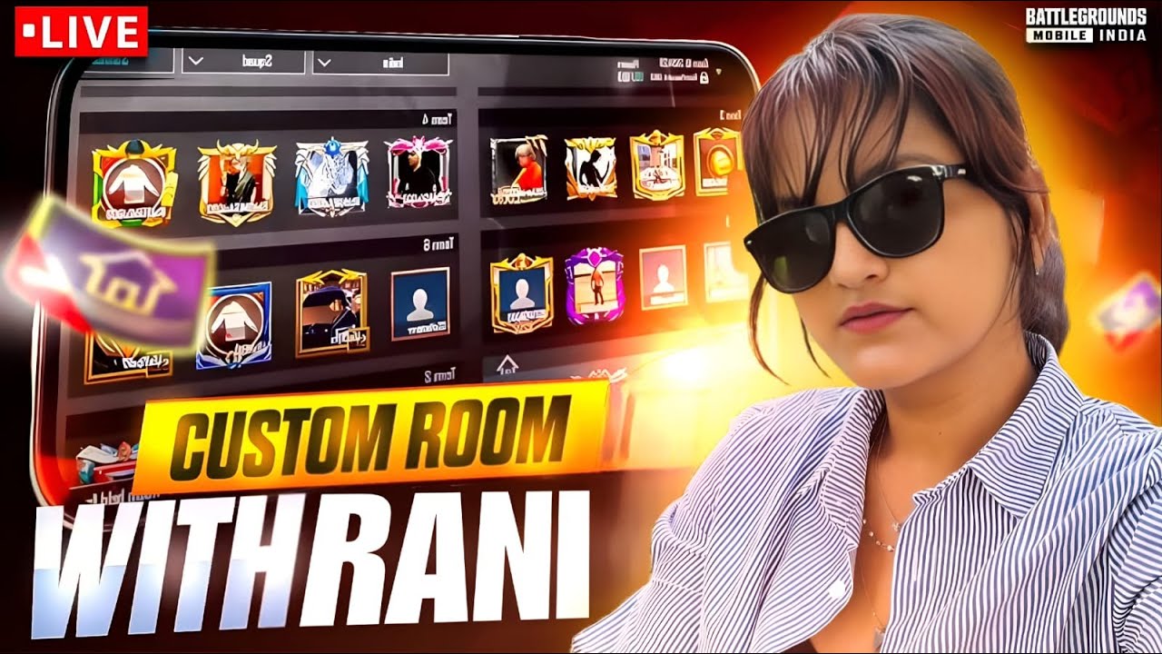 BGMI LIVE CUSTOM ROOM || BGMI CUSTOM ROOM LIVE #bgmilive #customroomlive #pubgmobile #raniislive