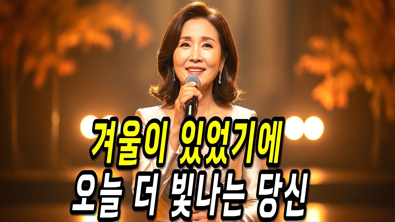 겨울이 있었기에 오늘 더 빛나는 당신 🌸지금 나이에 들으면 더 깊이 와닿는 위로 트롯