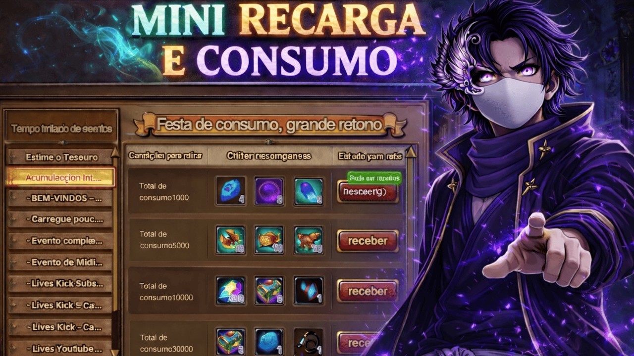 DDTANK 337 - DA PRA FICAR FORTE COM MINI RECARGA E CONSUMO?