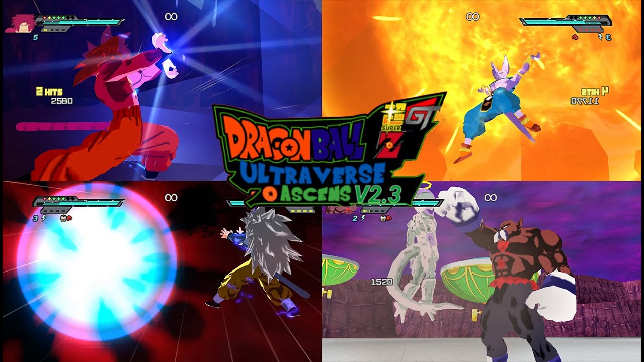New Update DB UltraVerse Ascensão Absoluta Tenkaichi Tag Team DBZ TTT MOD PPSSPP ISO V2.3