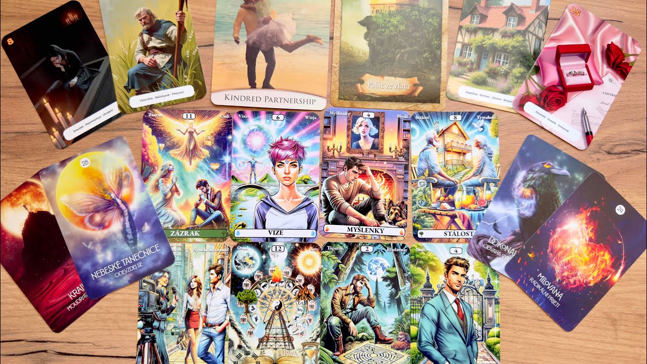 🌸Jak se to bude mezi Vámi vyvíjet? 🌸😌💓 Výklad karet #lenormand 