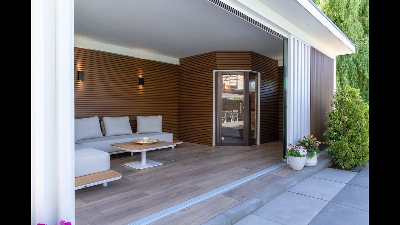 Maatwerk Overkapping door Verandi – Luxe Poolhouse met Sauna
