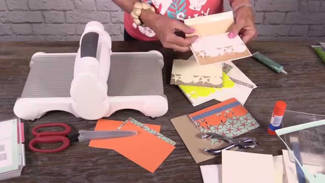 DIY Summer cards using 1 die!