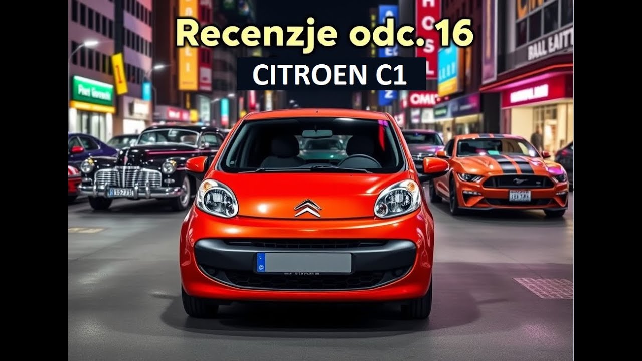 Recenzje odc.#16- Citroen C1, silnik 1.0 o mocy 68 konik&oacute;w! Maluch z dużym wnętrzem.