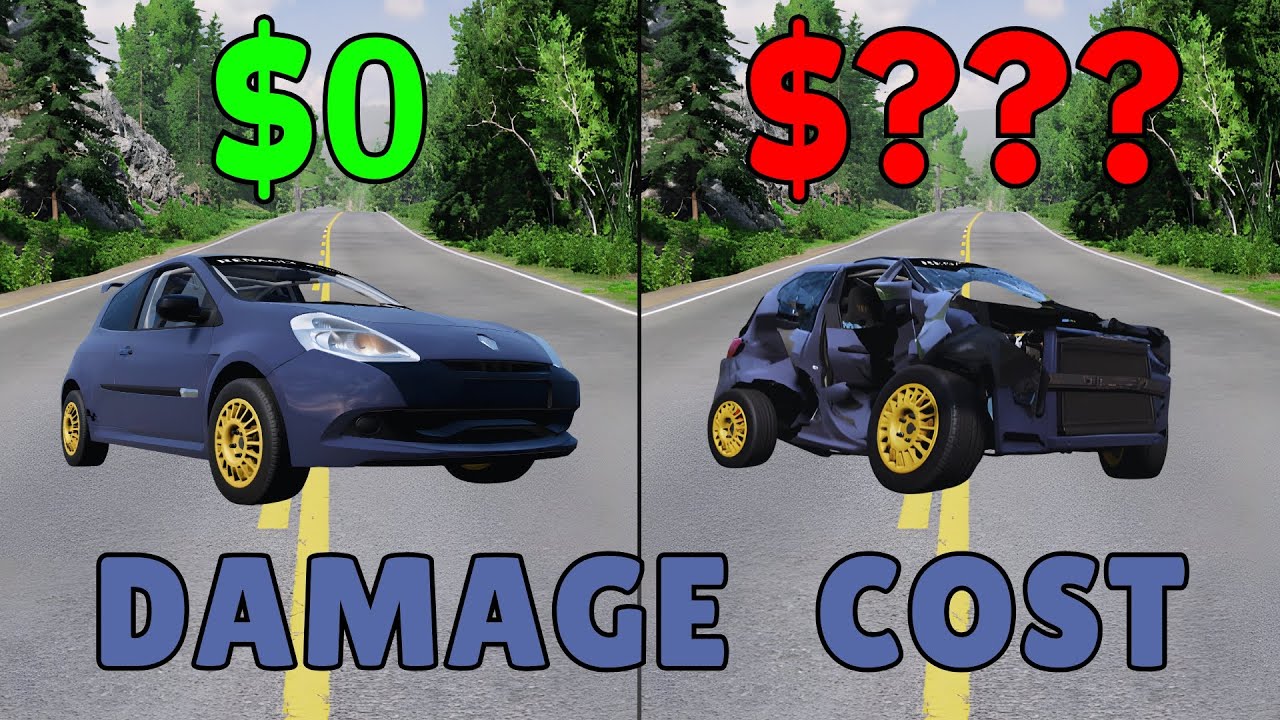 Realistic Crashes & Damage Cost #3  | Best Epic Moments in BeamNG Drive