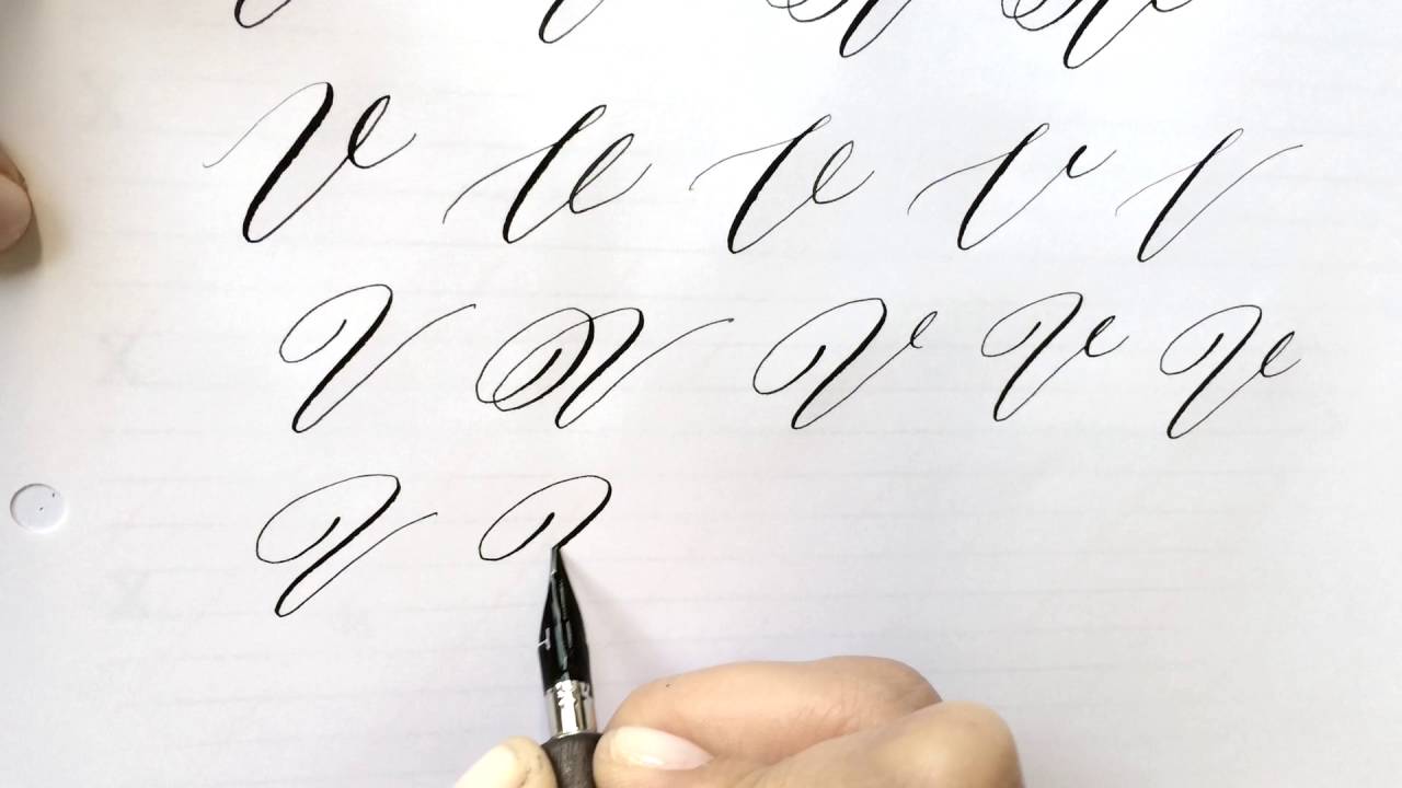 Modern Calligraphy letter 