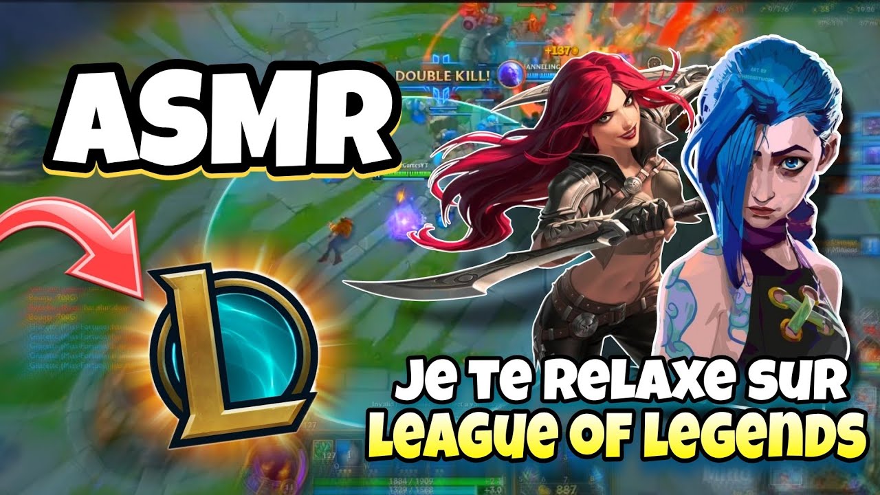ASMR FRAN&Ccedil;AIS &bull; Je te relaxe sur League of Legend 😴💤