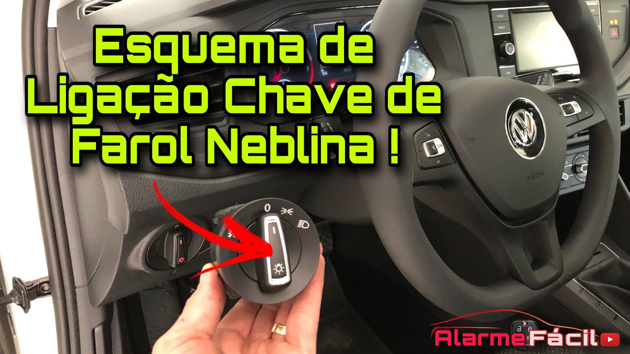 Como Ligar Chave de Farol de Neblina Volkswagen (Pinagem )