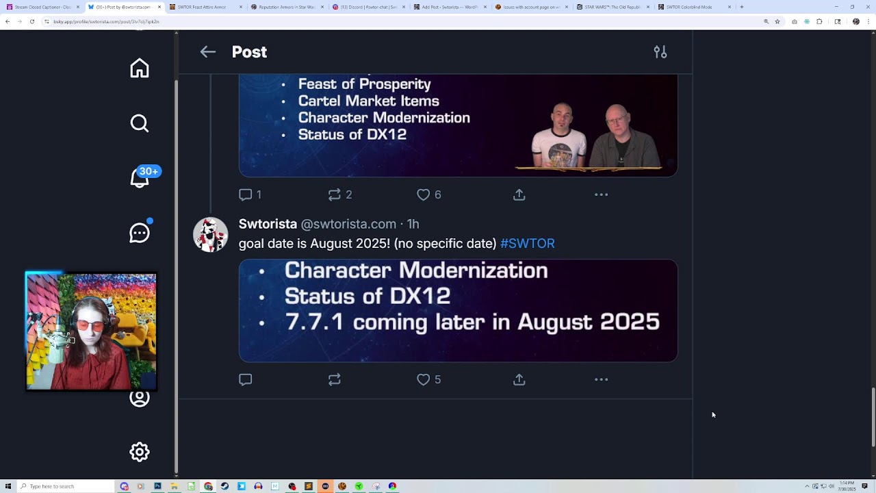 Swtorista  - RAID/OPERATION! then Developer Stream!