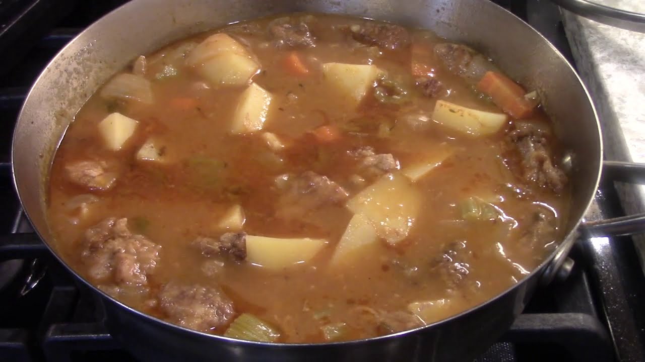 Рагу из свиной лопатки