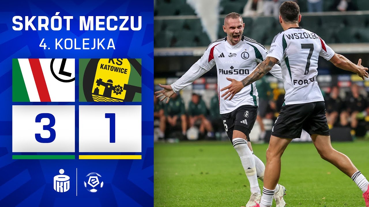 Legia - GKS Katowice |SKRÓT| Jędza time! 2 gole w doliczonym czasie! | Ekstraklasa 25/26 | 4.kolejka