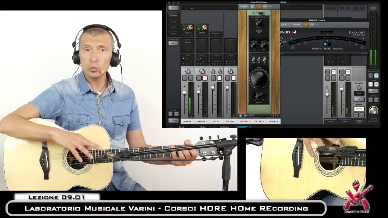 corso di home recording - HORE 09 01 - la ripresa della chitarra acustica - Massimo Varini