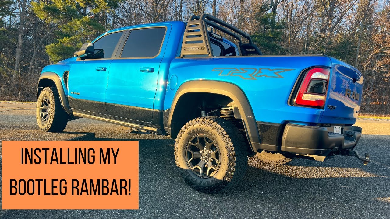 Installing a BOOTLEG Rambar on my RAM TRX!