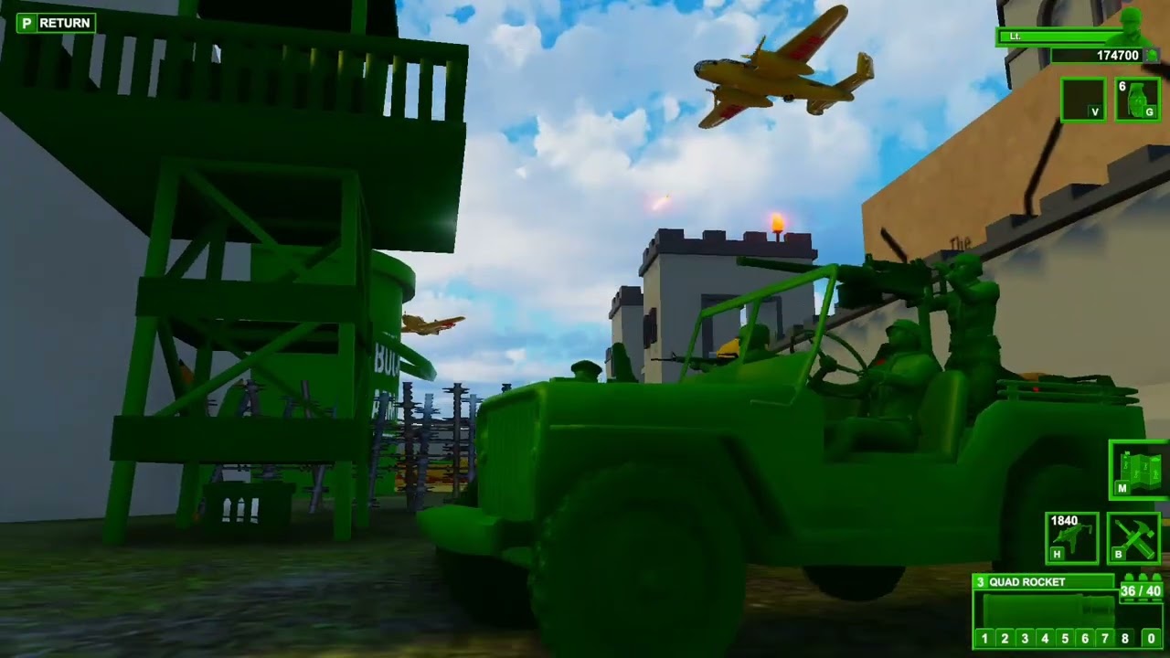 Attack on Toys Fortress Defence against Countless TAN invasion (Tank, Plane, Robots...)