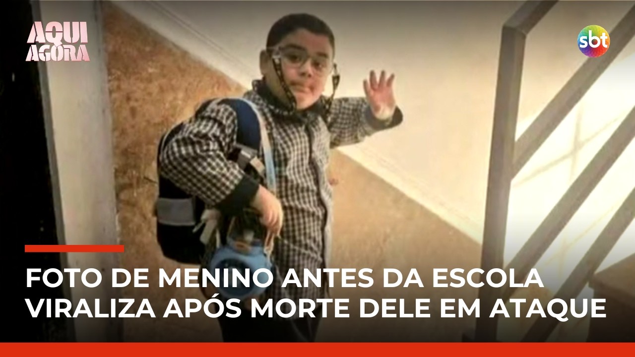 Foto de menino iraniano antes da escola viraliza ap&oacute;s morte em ataque | #AquiAgora