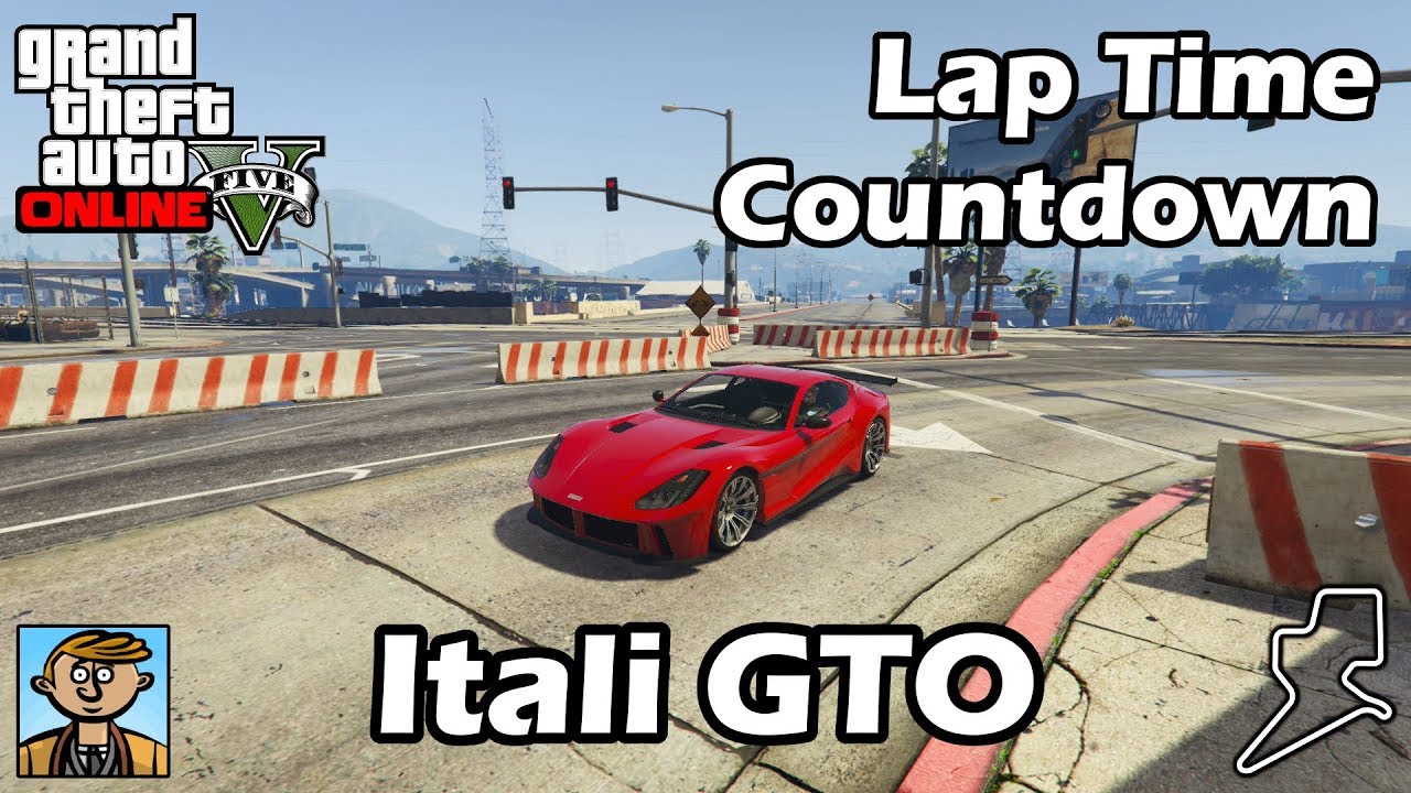 Fastest Sports Cars (Itali GTO) - GTA 5 Best Fully Upgraded Cars Lap Time Countdown