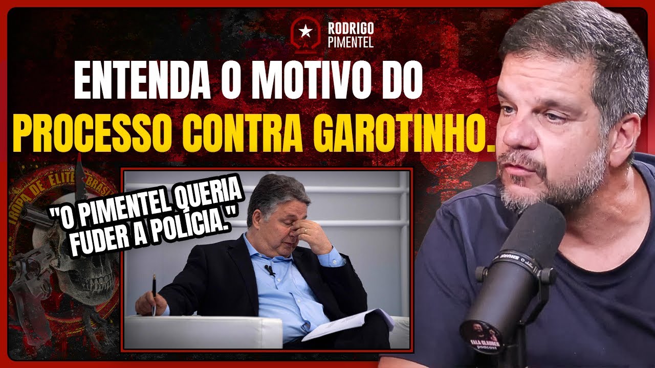 Na época sobre o Processo contra o Garotinho me abalou muito @Rodrigo Pimentel