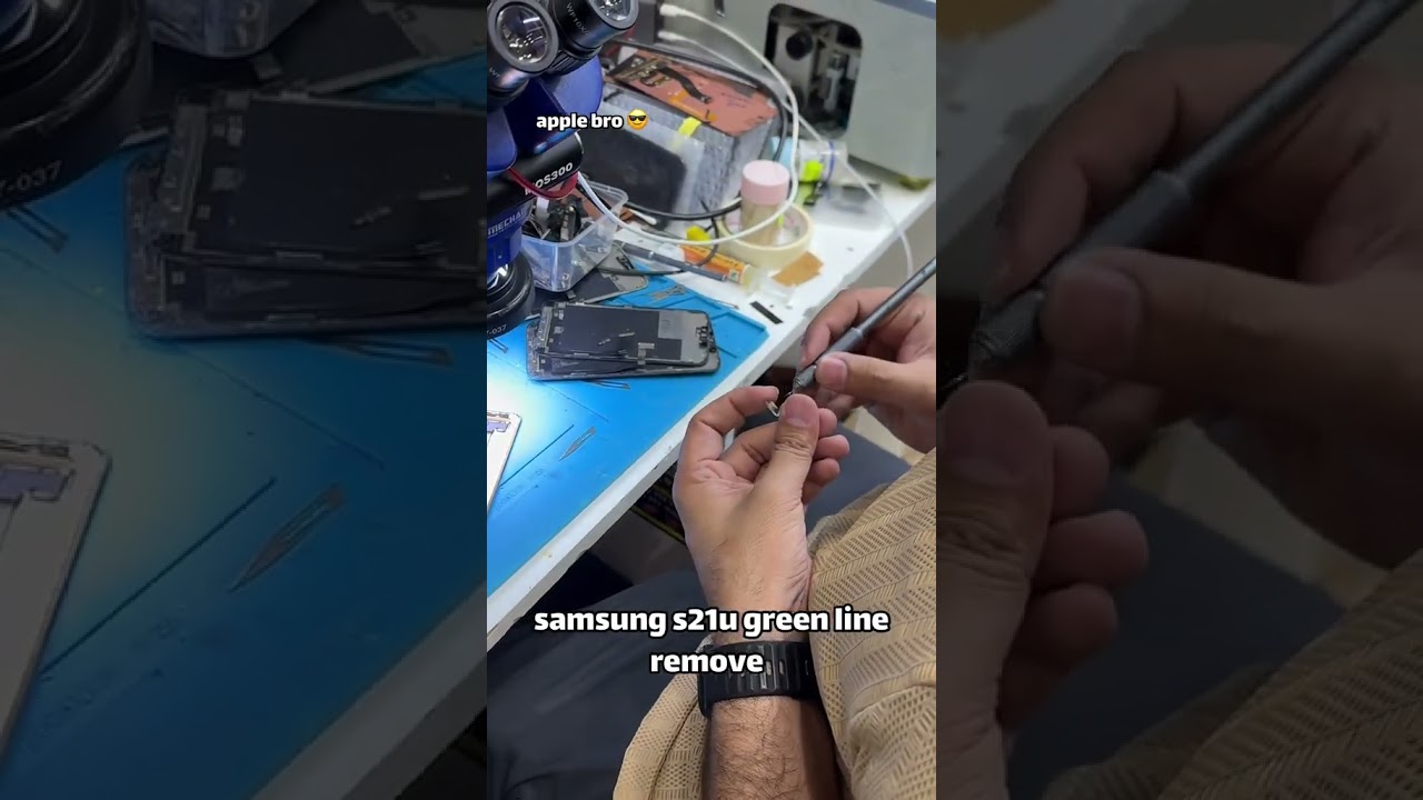 Samsung S21 Ultra green line removedGreenLineRemove
