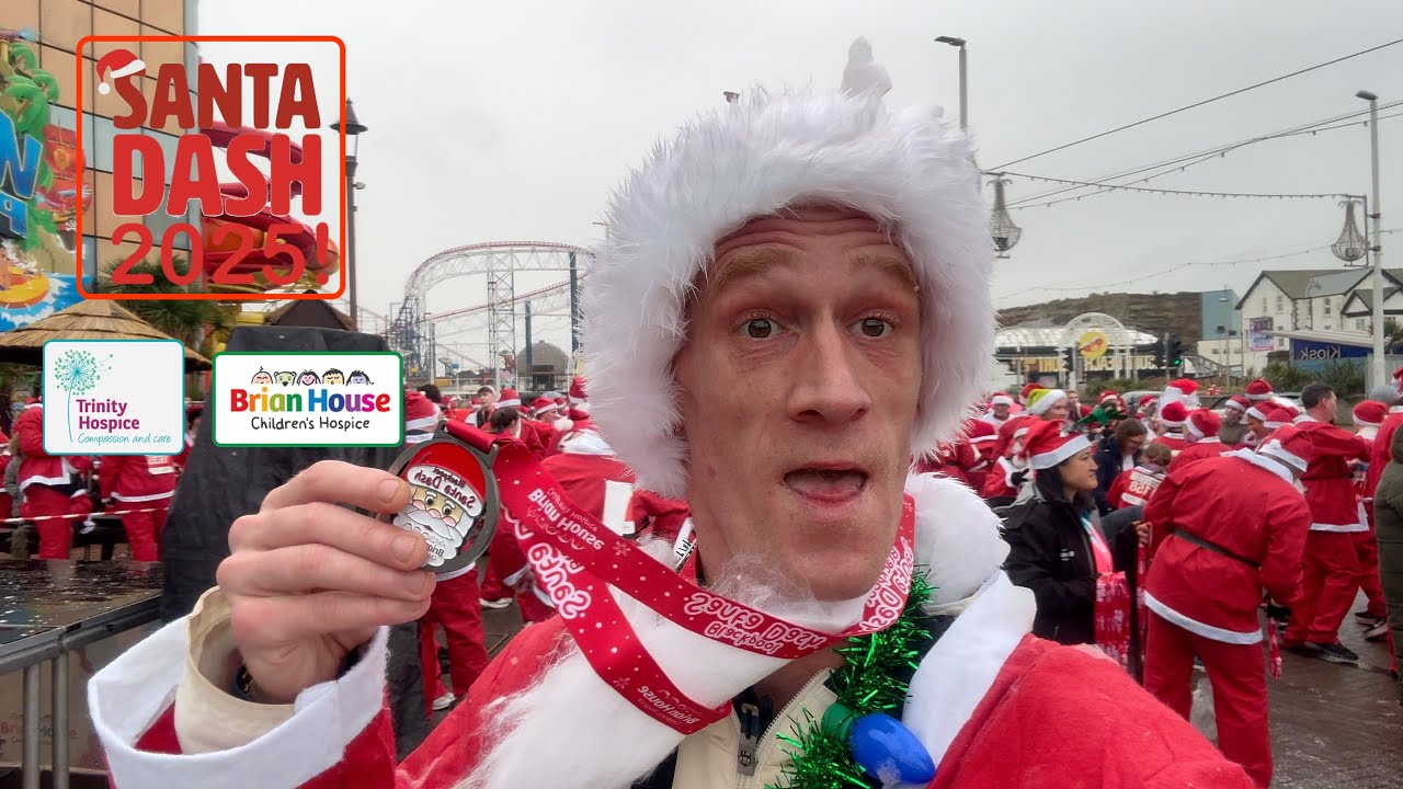 Блэкпульский Санта-бег 2025 🏃‍♂️🎅