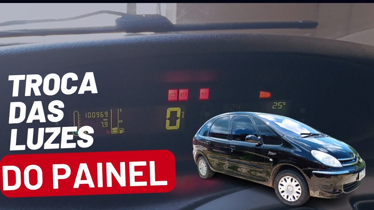 TROCA DAS LUZES DO PAINEL - XSARA PICASSO