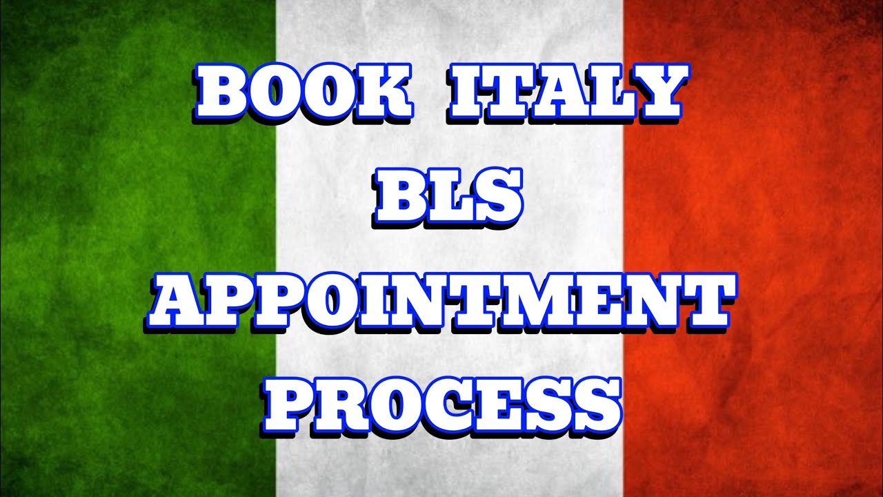 How To Book Italy Appointment On BLS | Italy Student Visa Appointment Update