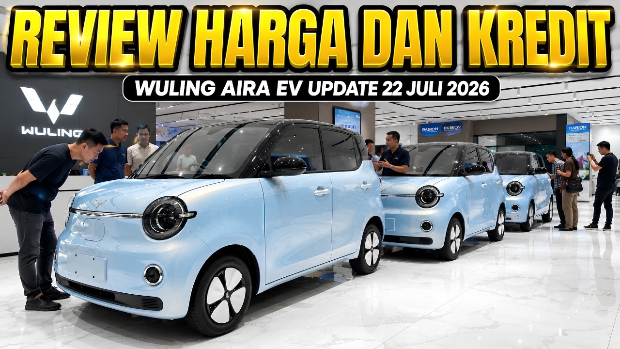 Gk MASUK AKAL‼️ Wuling AIRA EV ⁉️  Under 200 Jutaan, Sekali Cas Tembus 300 KM‼️
