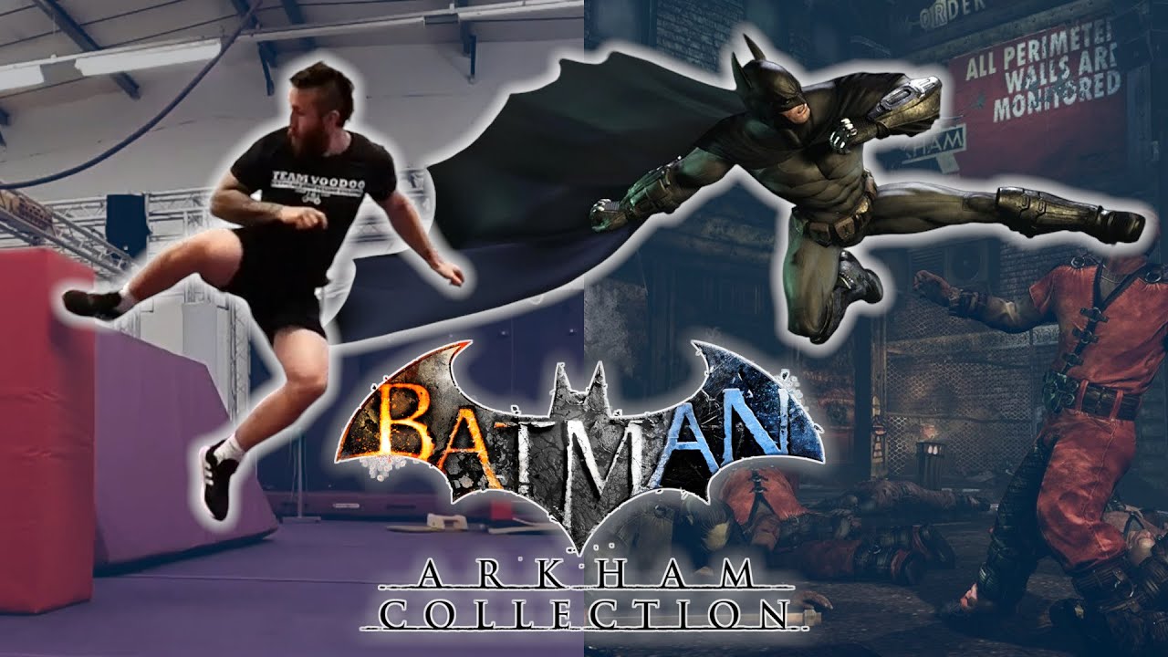 Batman Arkham Stunts in Real Life (Asylum, City, Origins, Knight Games)